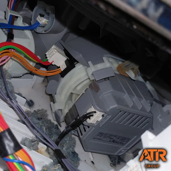 Bosch dishwasher E15 error repair drain pump and internal components